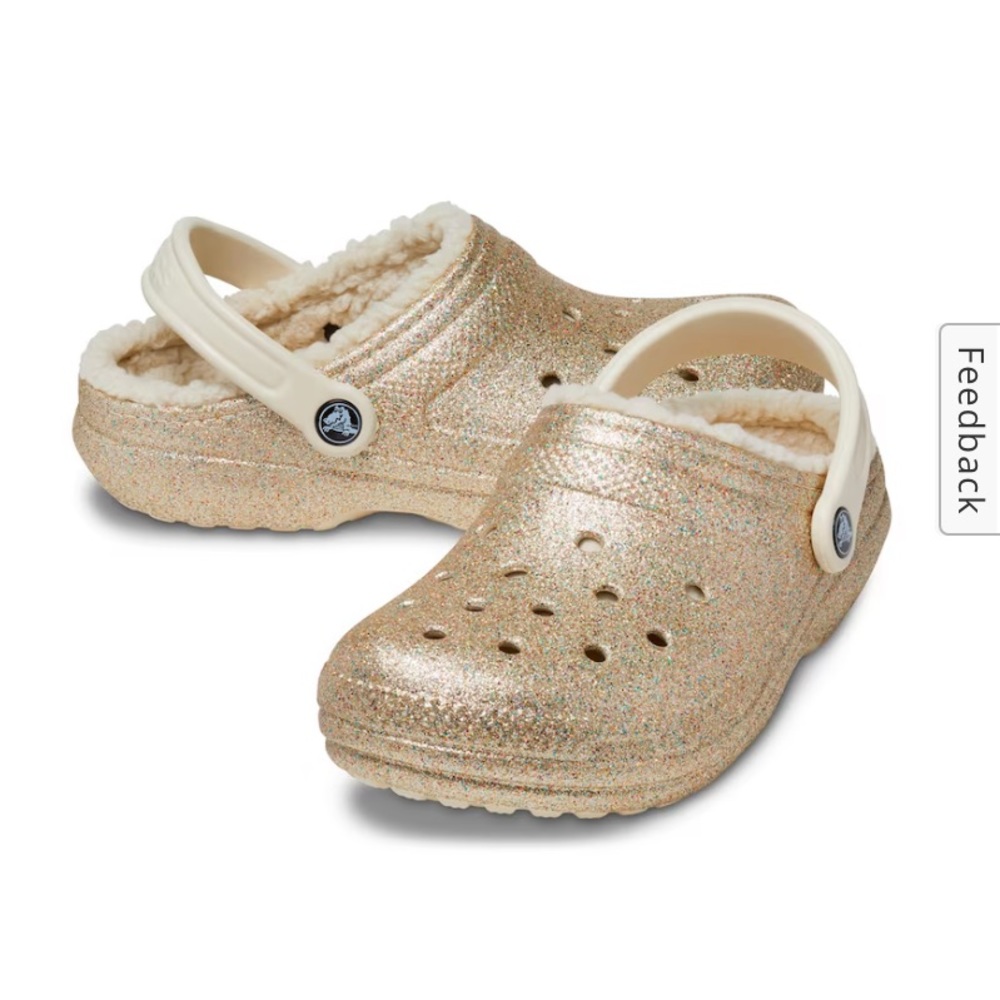 Crocs Classic Glitter Lined Clog